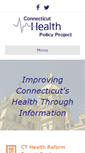 Mobile Screenshot of cthealthpolicy.org