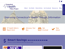 Tablet Screenshot of cthealthpolicy.org